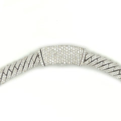 16.05CT. Diamond Elite Raised Prong Chain - White Carat - USA & Canada