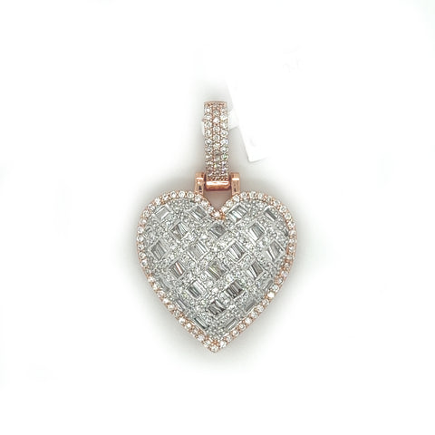 Diamond Heart Pendant - White Carat - USA & Canada