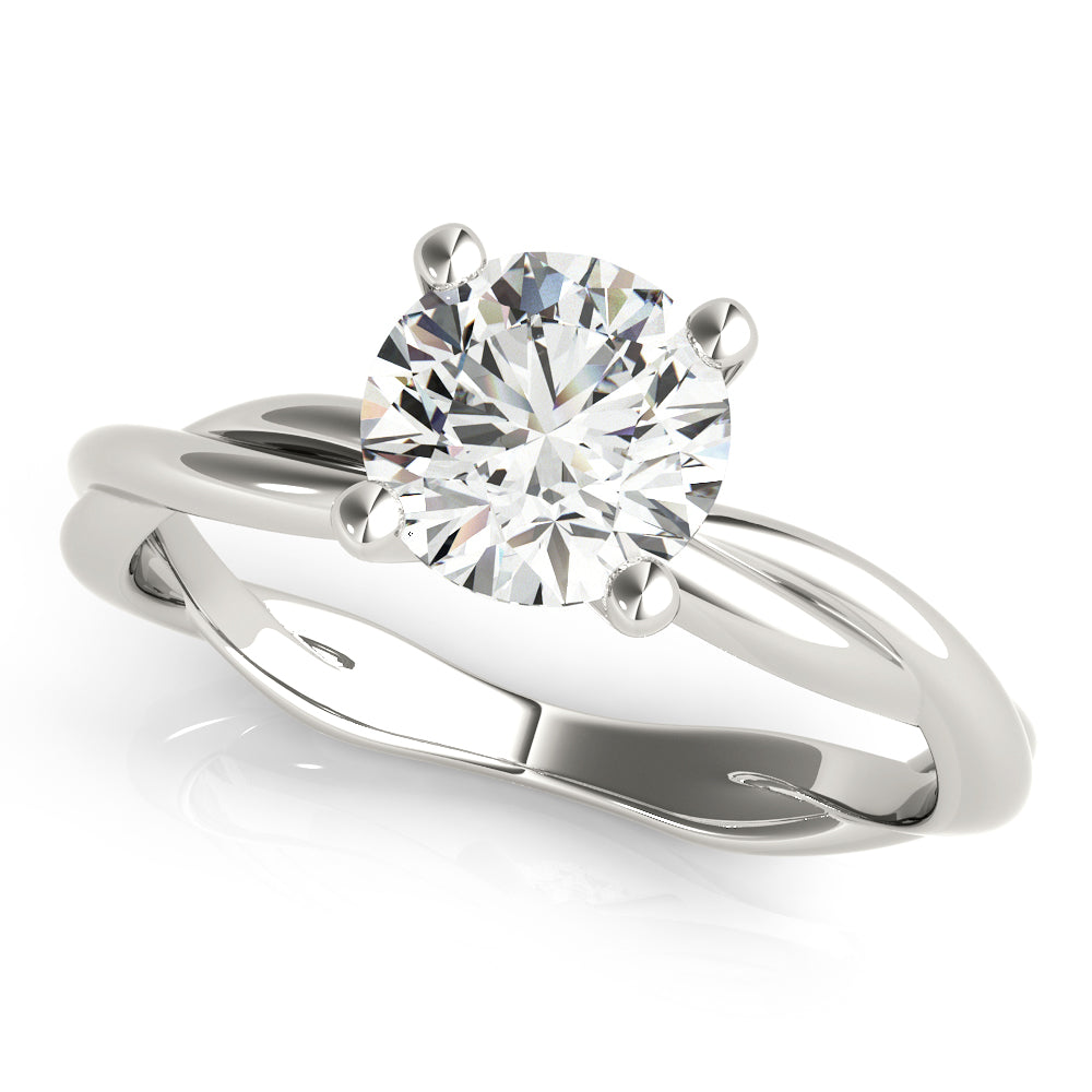 TWISTED SHANK ENGAGEMENT RING - White Carat - USA & Canada