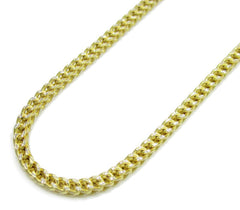 Franco Gold Diamond Cut Chain - 6mm - White Carat - USA 