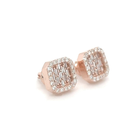 Baguette Diamond Earrings - White Carat - USA & Canada