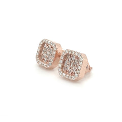 Baguette Diamond Earrings - White Carat - USA & Canada