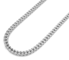 Franco Gold Diamond Cut Chain - 7mm - White Carat - USA 