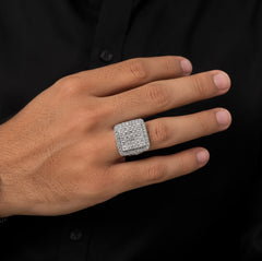 11.84 CT. Diamond Square Ring