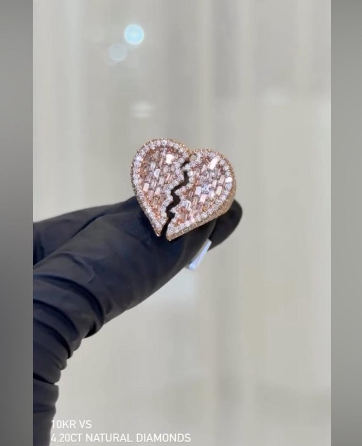 4.25CT. Natural Diamonds in Rose Gold - White Carat - USA 