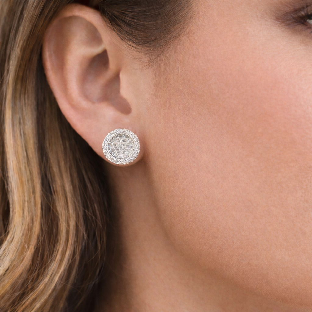 1.05 CT. Diamond Earrings - White Carat - USA 