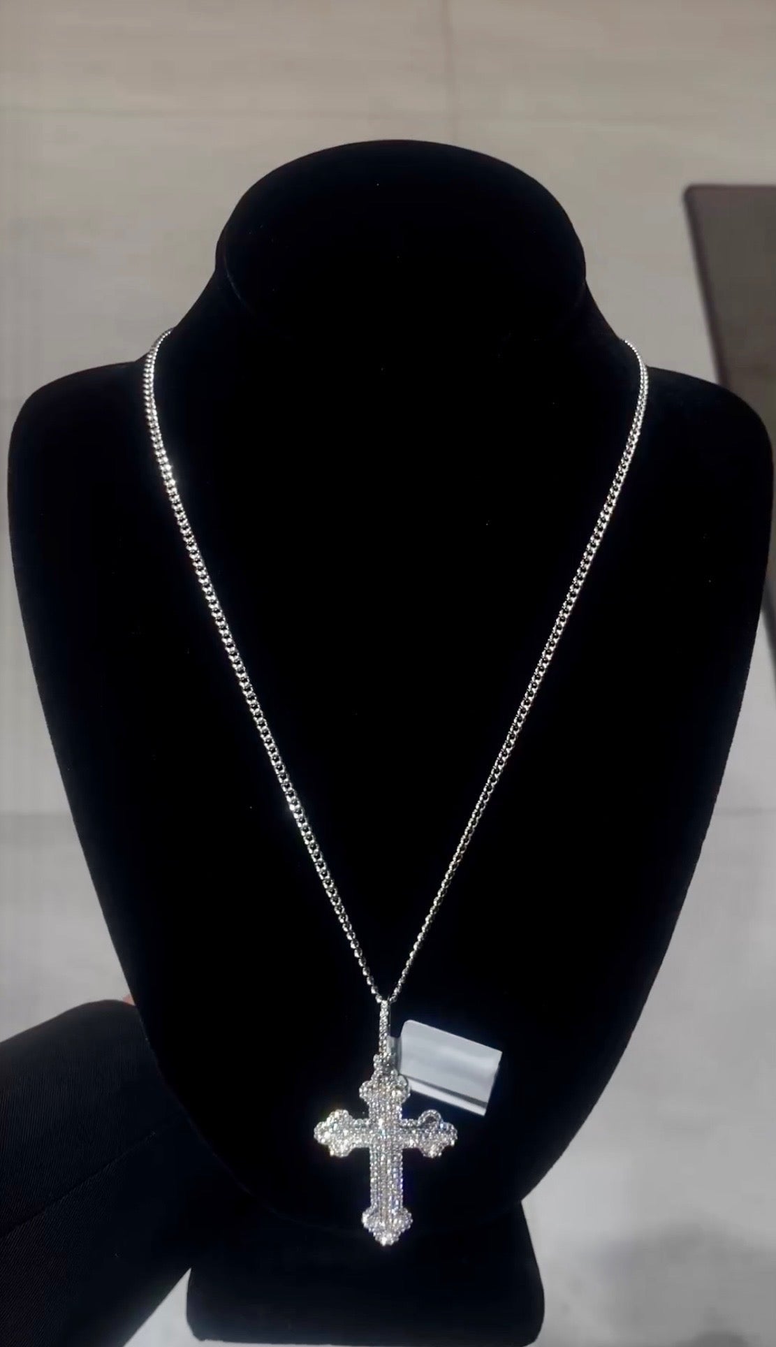 2.50CT Diamond Cross Pendant and Chain