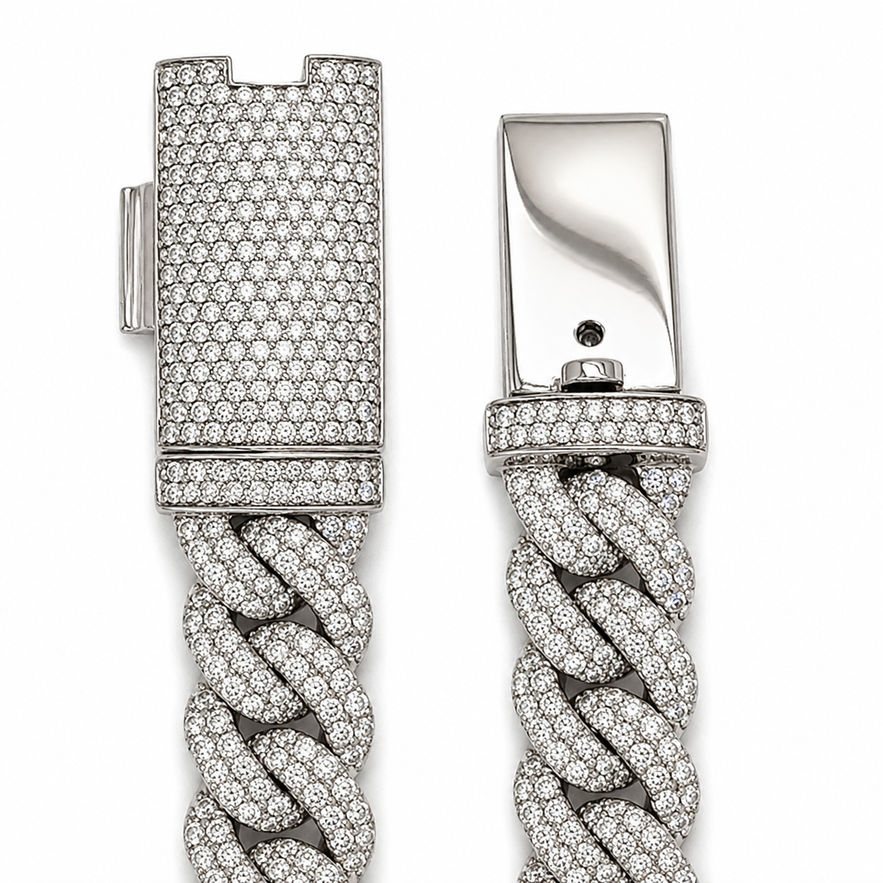 17.00CT. Diamond Cuban Bracelet - 13mm