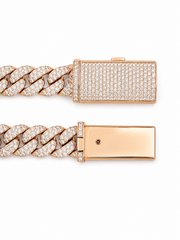 13.00 CT. Diamond Cuban Bracelet - 13mm