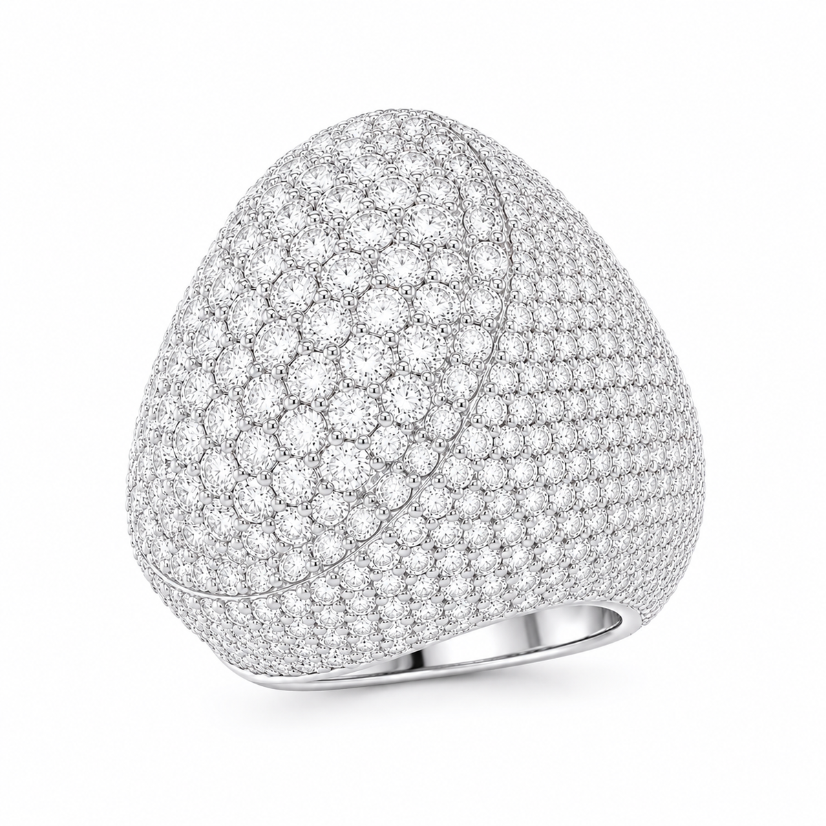 9.26CT Diamond Oval Ring