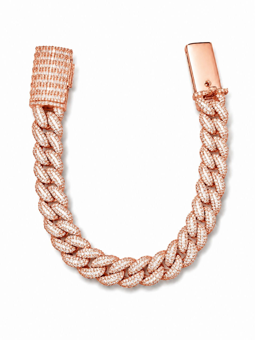 9.00CT. Diamond Cuban Bracelet - 12mm
