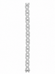 Diamond Infinity Link Bracelet - 12mm