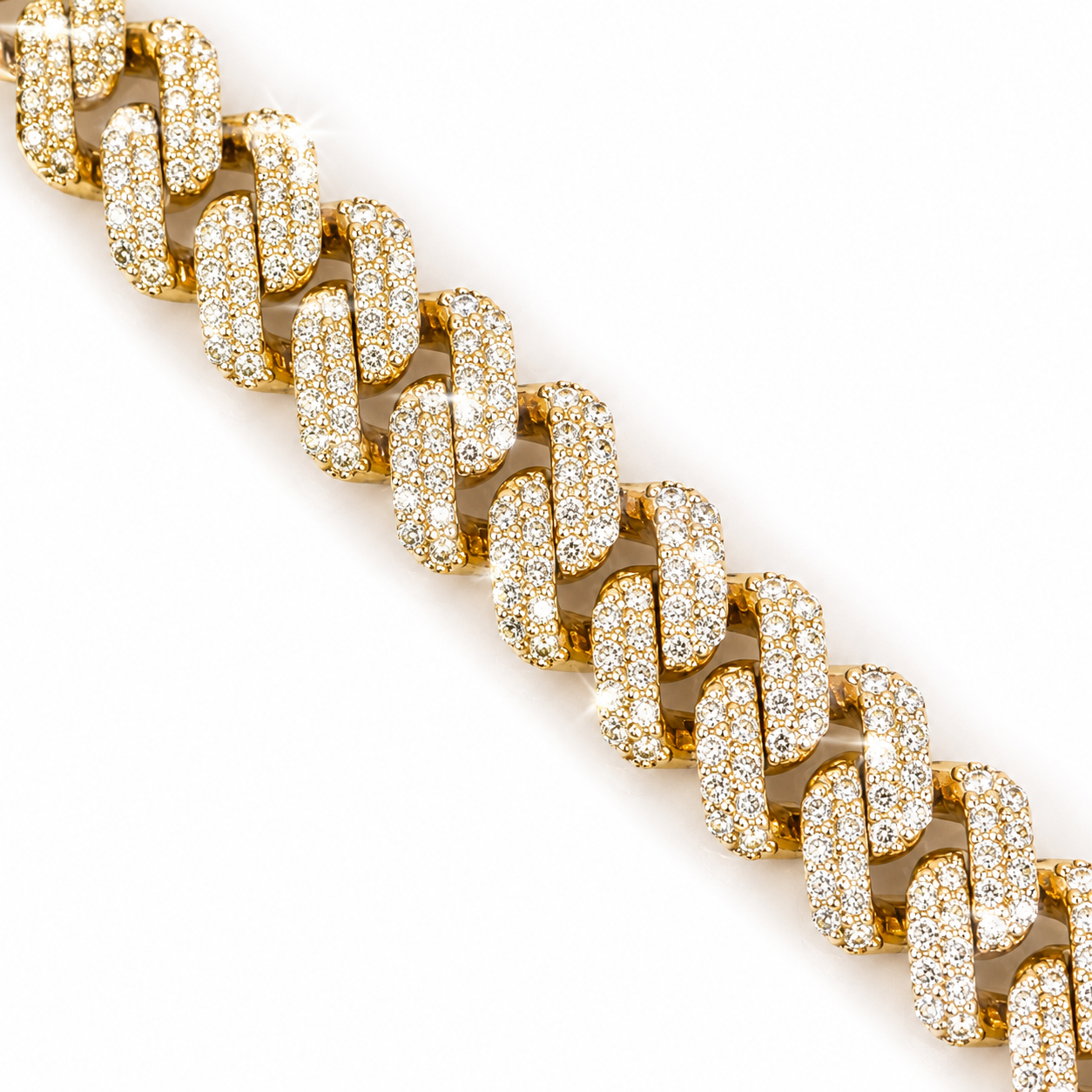 7.00 CT. Diamond Cuban Bracelet - 8.0mm