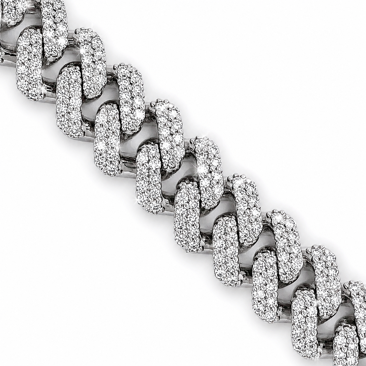 10.00 CT. Diamond Cuban Bracelet - 11mm