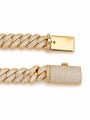 12.00 CT. Diamond Cuban Bracelet - 13.00mm
