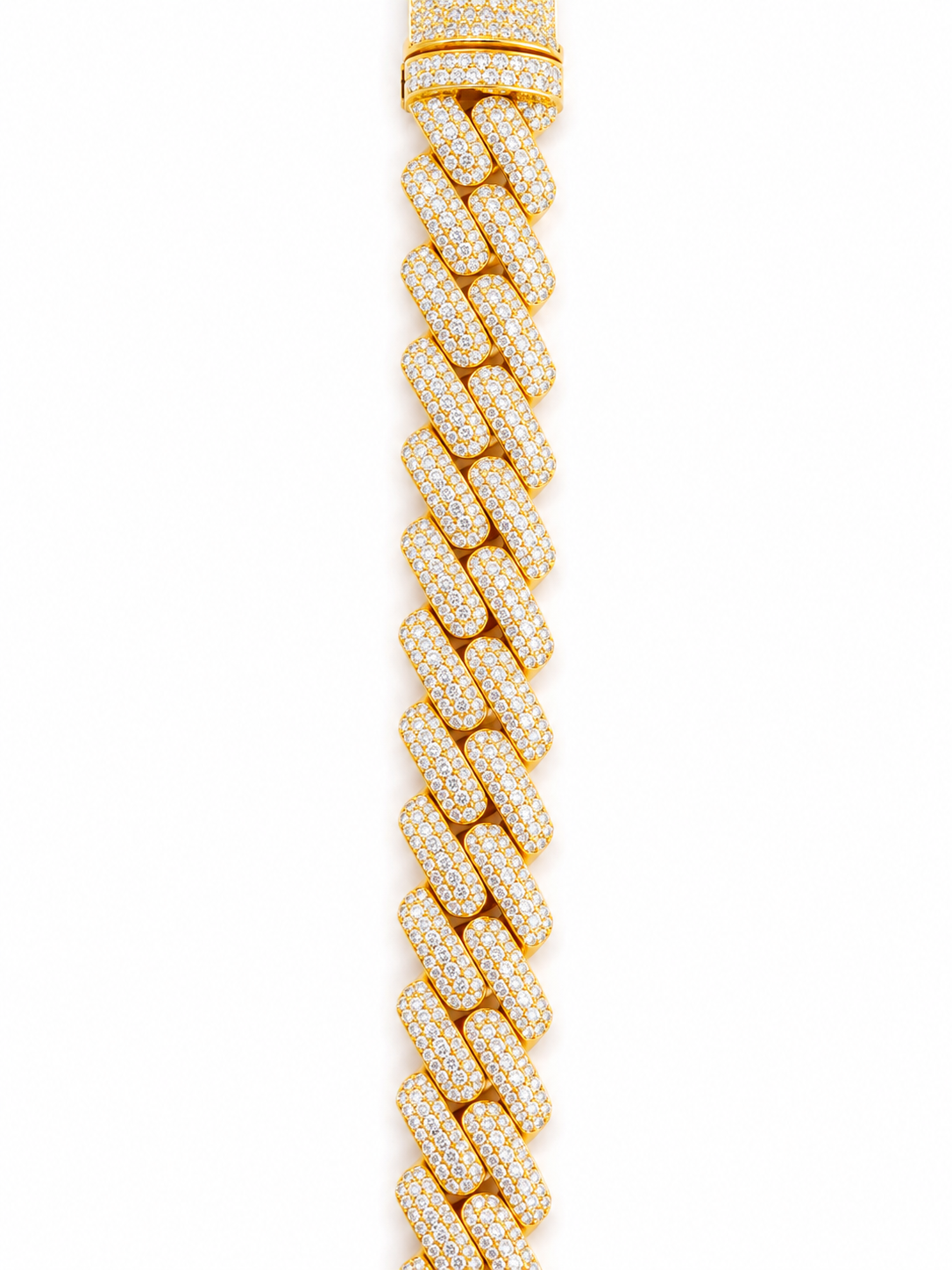 11.00 CT. Diamond Cuban Bracelet - 14.00mm