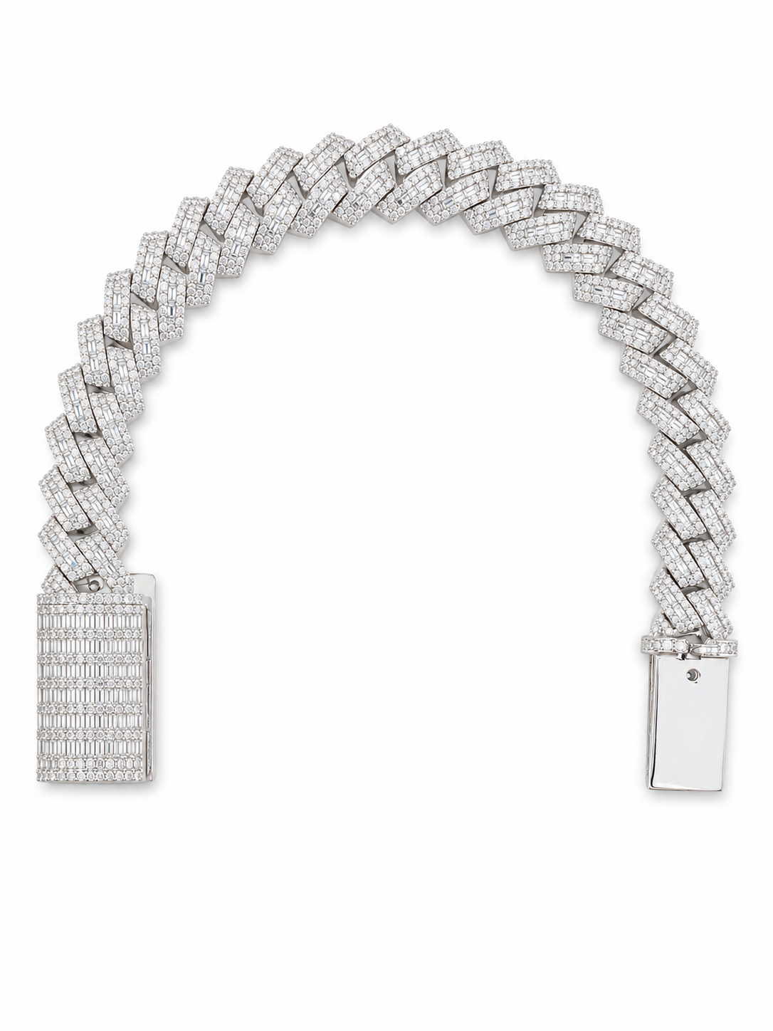 9.00CT. Diamond Cuban Bracelet - 12mm