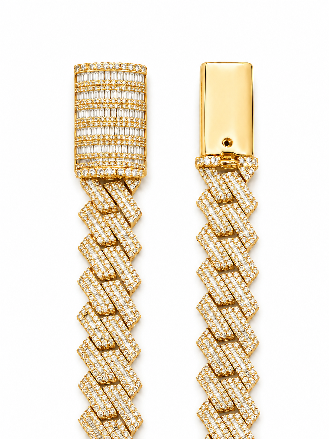 10.00CT. Diamond Cuban Bracelet - 12mm
