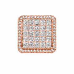 11.84 CT. Diamond Square Ring