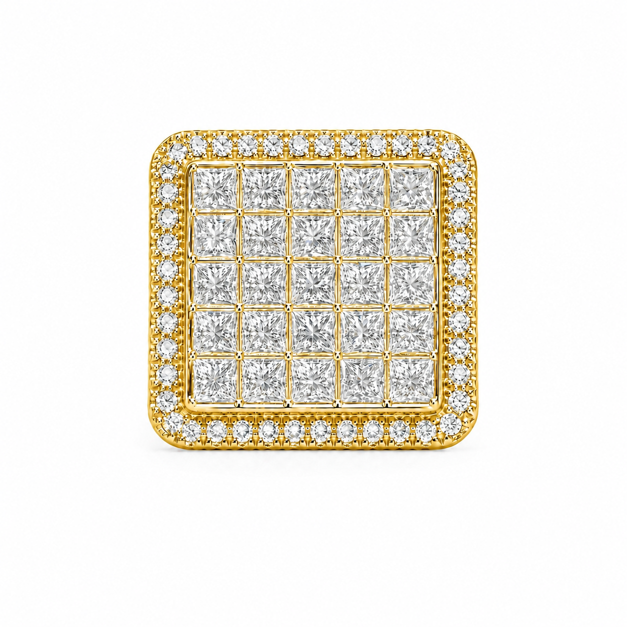 11.84 CT. Diamond Square Ring