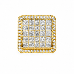 11.84 CT. Diamond Square Ring