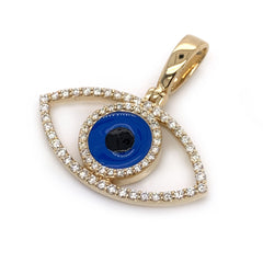 0.75 CT Diamond Protection Evil Eye Pendant - White Carat - USA & Canada