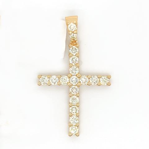 2.51 Ct. Diamond Cross Pendant