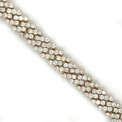 7.25 CT. Diamond Bracelet - White Carat - USA 