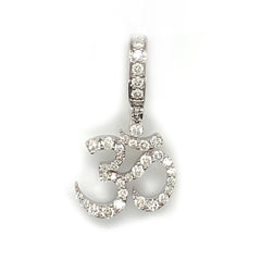 0.75 CT. Diamond OM Pendant - White Carat - USA 