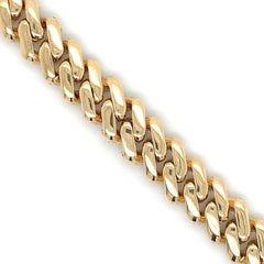 7.00 CT. Diamond Cuban Bracelet in Gold 14K - 8.5mm - White Carat - USA & Canada