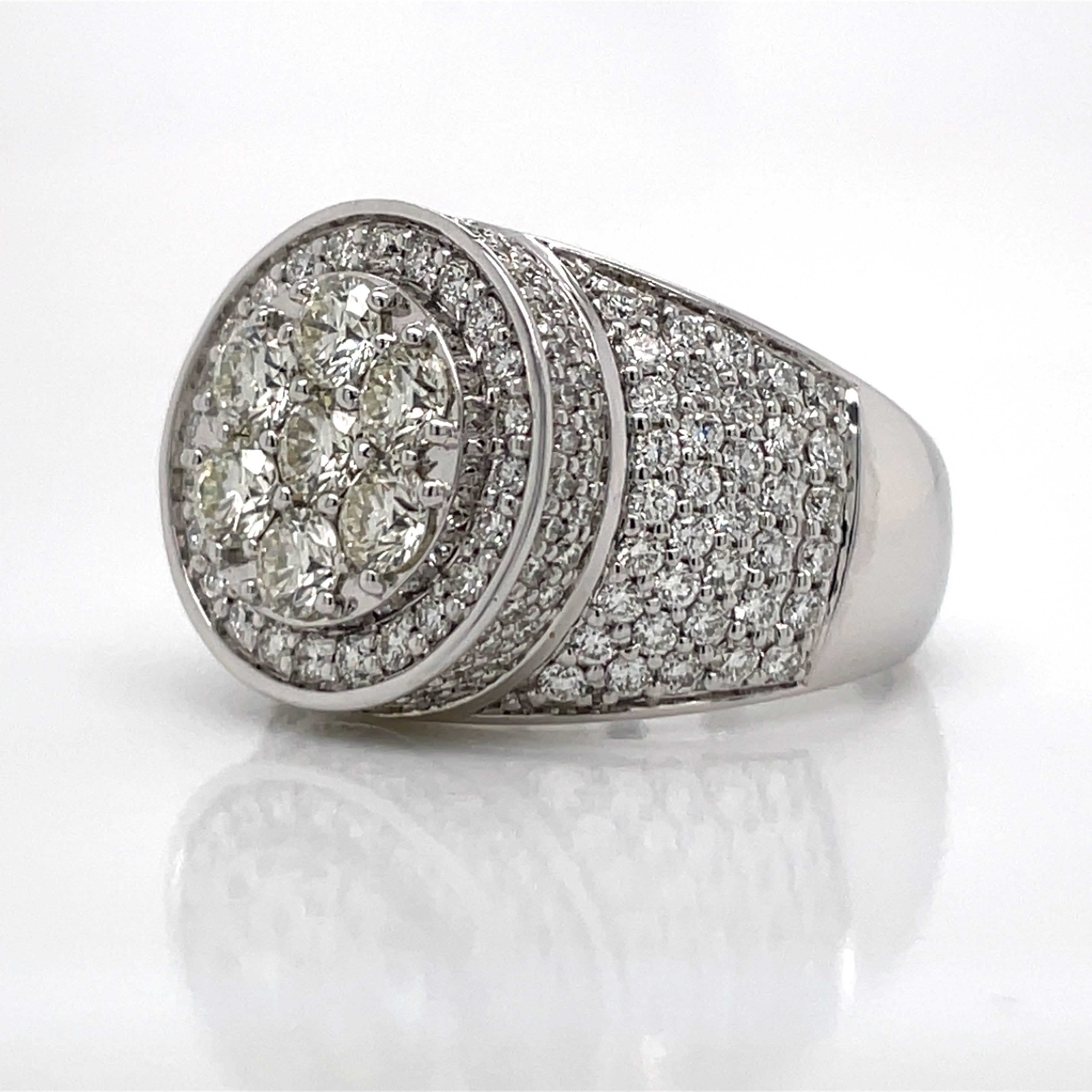 3.75 CT. VVS Diamond Gold Ring 14K - White Carat - USA & Canada