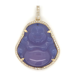 2.50 CT. Diamond Buddha Pendant - White Carat - USA 