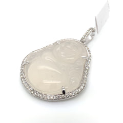 2.50 CT. Diamond Buddha Pendant - White Carat - USA 