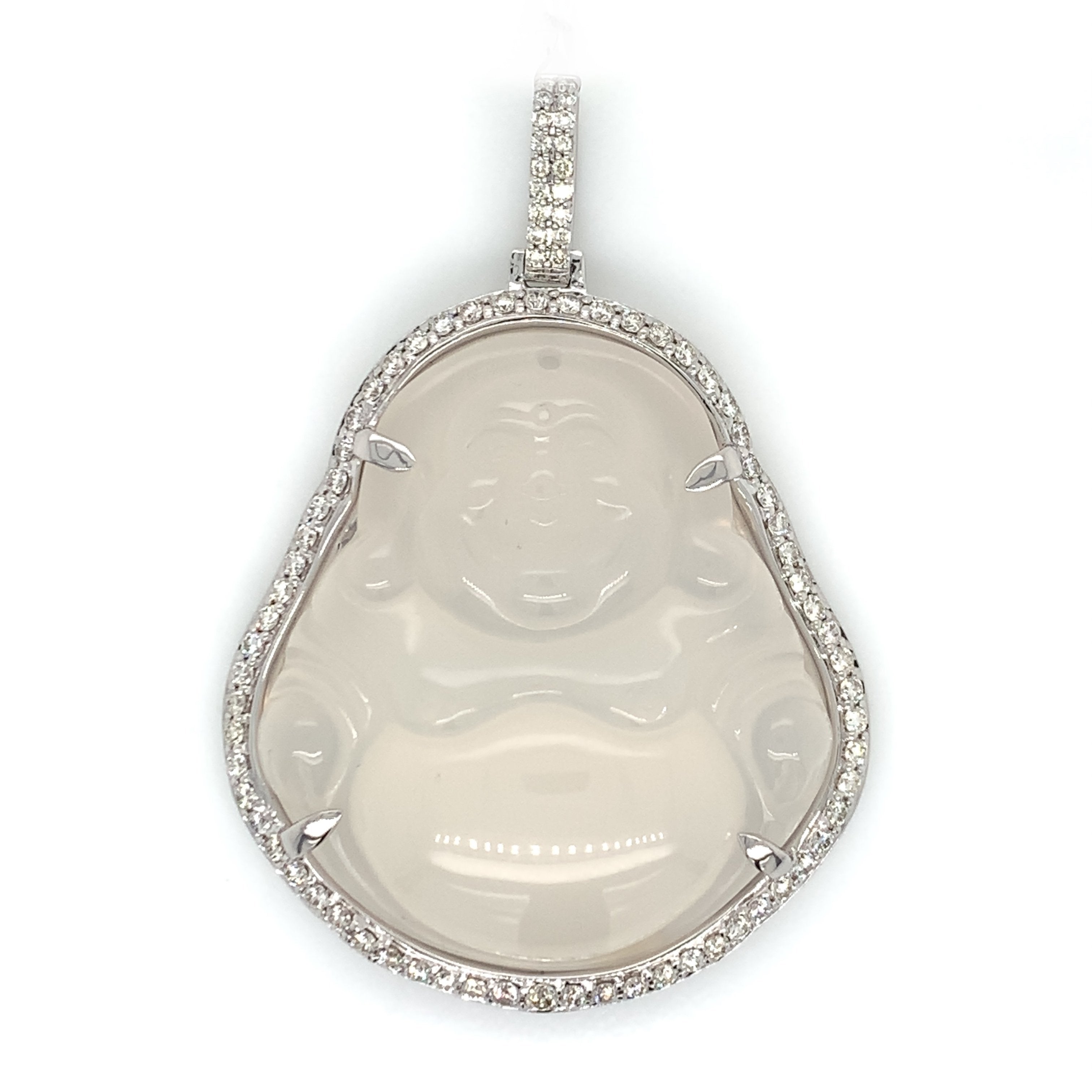 2.50 CT. Diamond Buddha Pendant