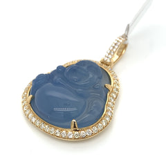 2.50 CT. Diamond Buddha Pendant - White Carat - USA 