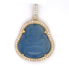 2.50 CT. Diamond Buddha Pendant - White Carat - USA 