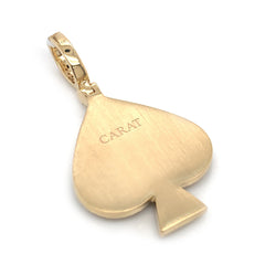 2.25 CT. Diamond Ace of Spades Pendant - White Carat - USA & Canada