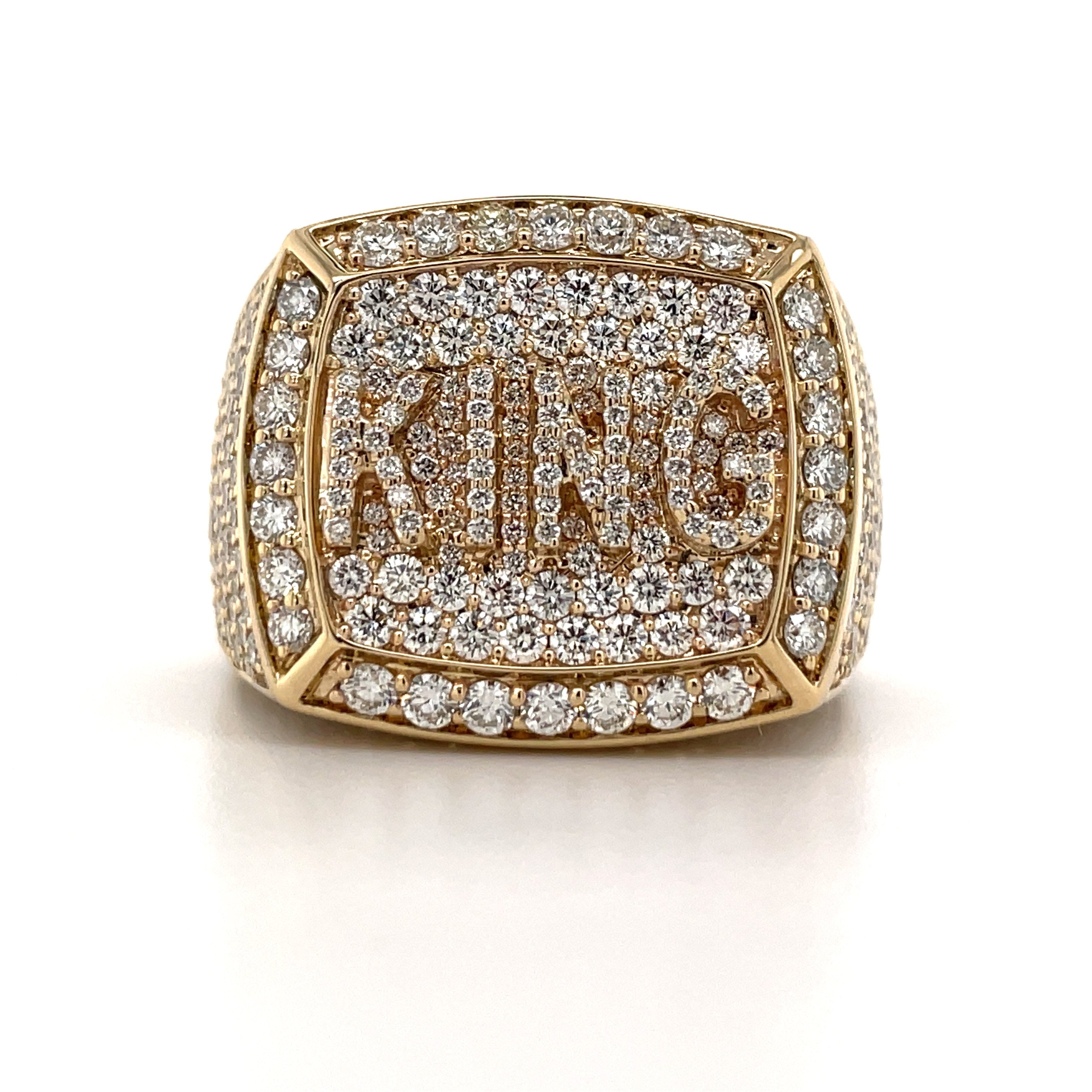 6.00 CT. VVS Diamond Ring Gold 10K - White Carat - USA & Canada
