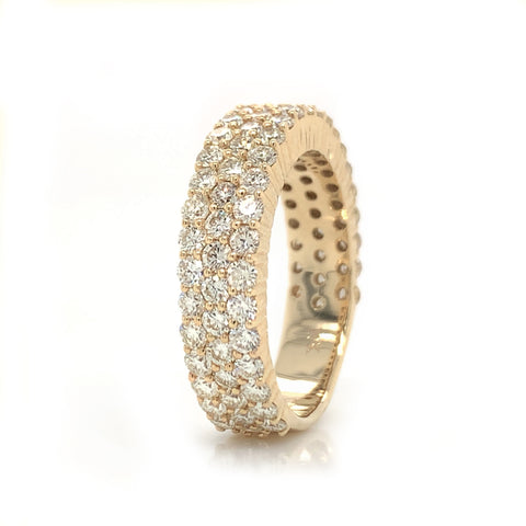 3.00 CT. Diamond Three Row Ring