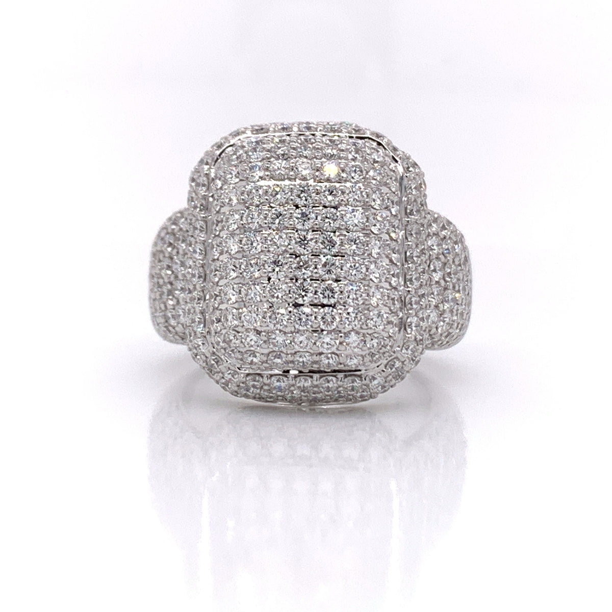 7.50 CT. VVS Diamond 10K White Gold Ring - White Carat - USA & Canada