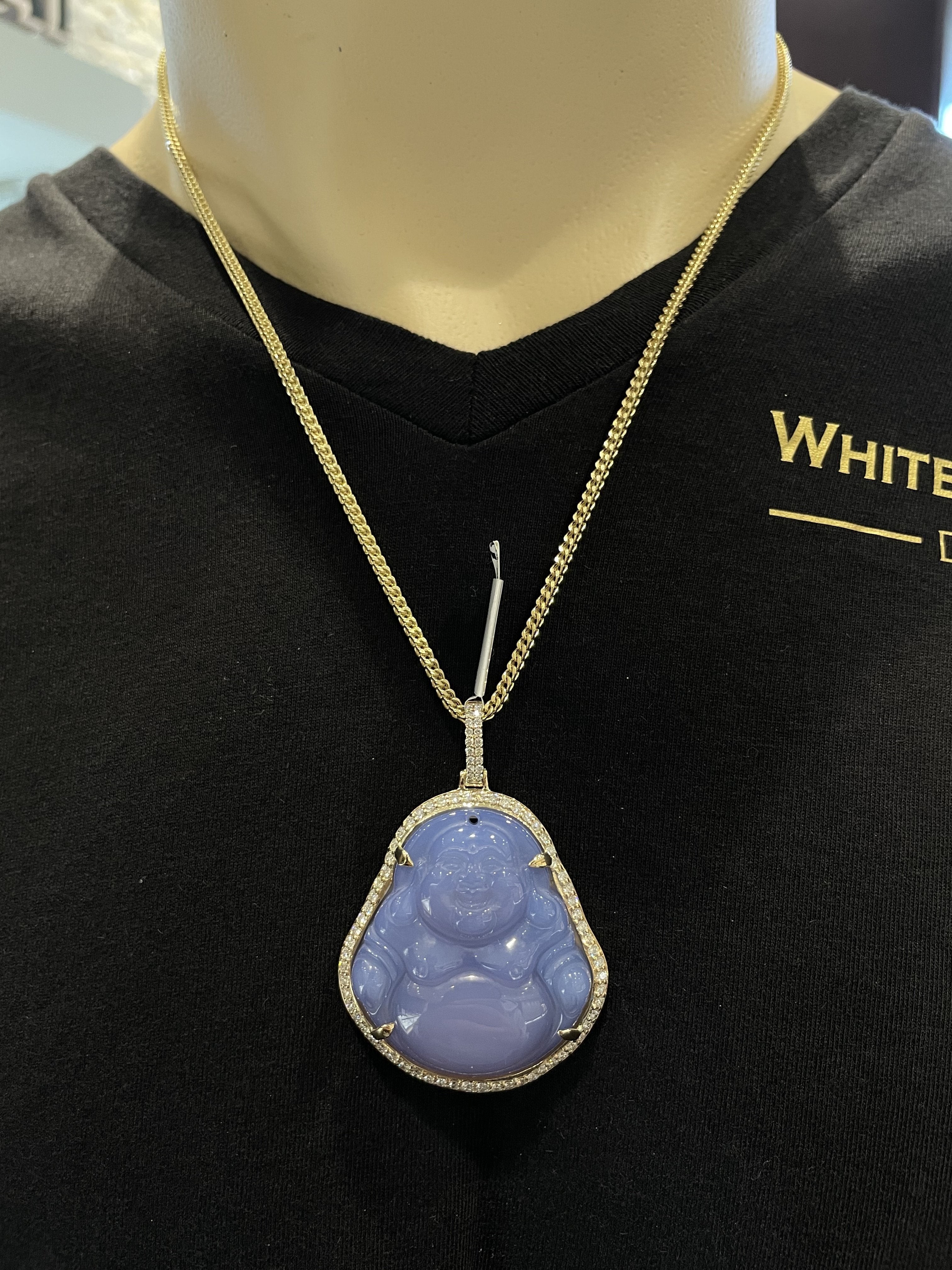 2.50 CT. Diamond Buddha Pendant