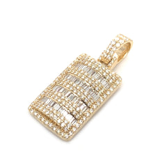 3.00 CT. Diamond Baguette Pavé Pendant - White Carat - USA & Canada