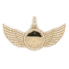 4.00 CT. Diamond Angel Wings Photo Pendant - White Carat - USA & Canada