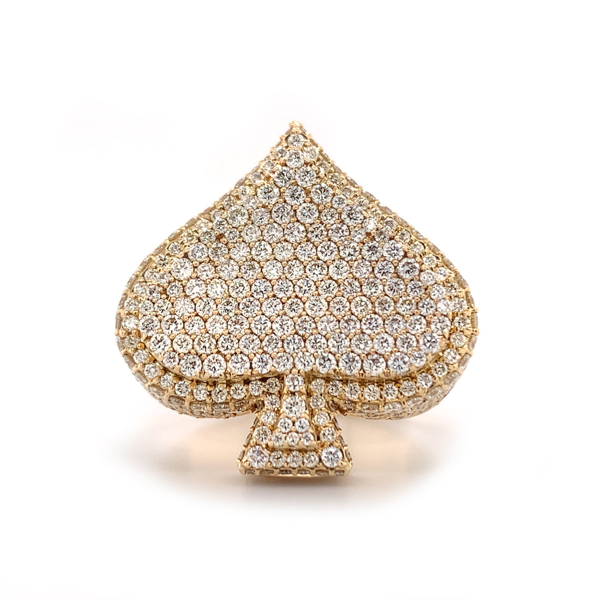 4.50 CT. Diamond Spade Ring in Gold