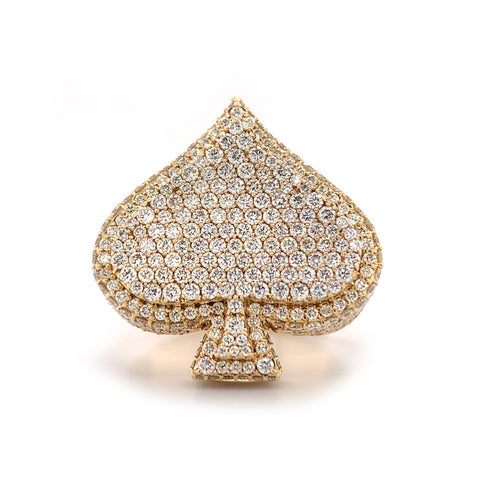 4.50 CT. Diamond Spade Ring in Gold