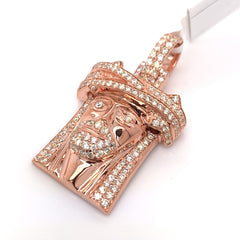 1.80 CT. Diamond Jesus Pendant - White Carat - USA 