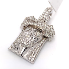 1.80 CT. Diamond Jesus Pendant - White Carat - USA 
