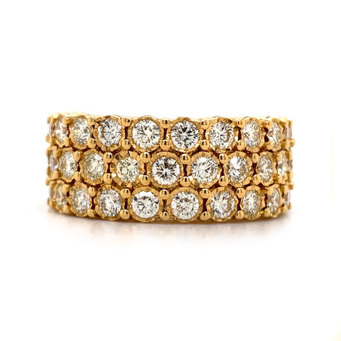 3.28 CT. Diamond Ring Gold