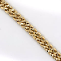 4.17CT Diamond Cuban Bracelet Gold 10K - 12mm - White Carat - USA & Canada