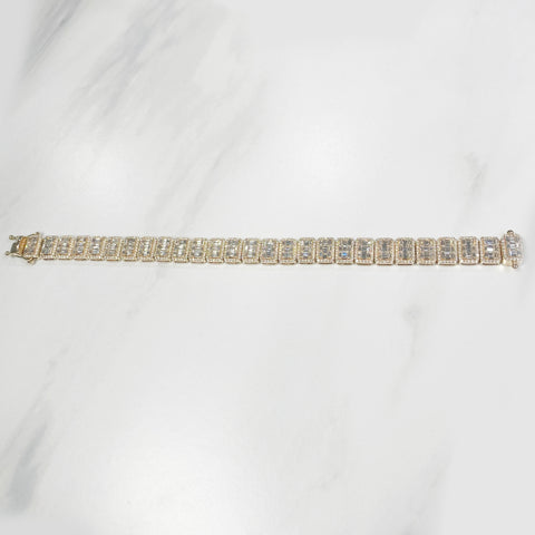 Baguette Diamond Bracelet - White Carat - USA & Canada